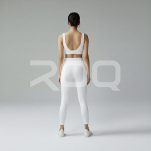 reform legging set pure white