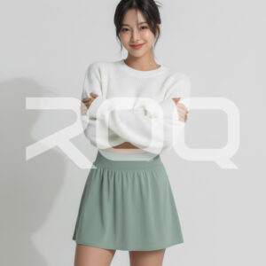 courtlite flow skirt sage green
